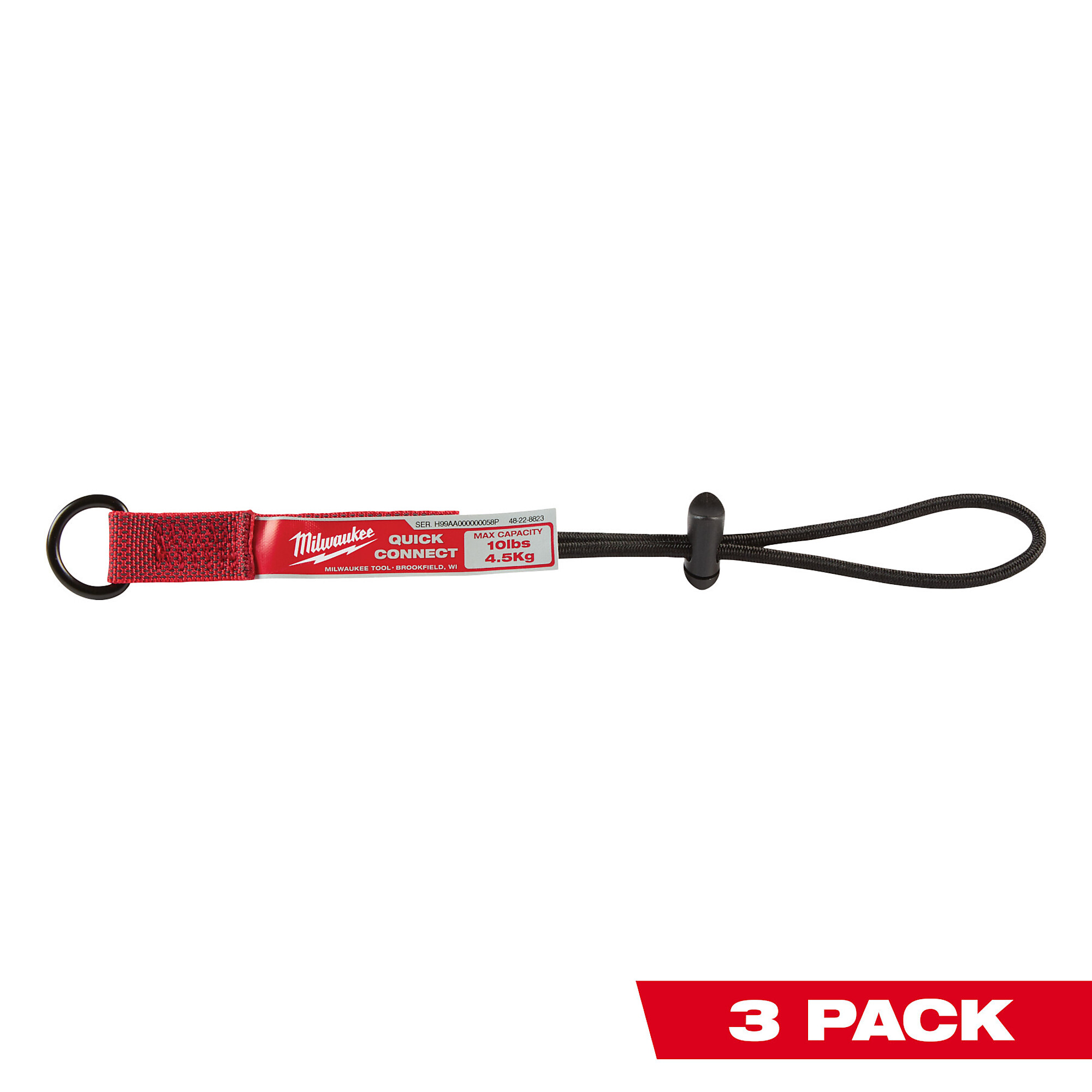 Milwaukee Quick-Connect Tool Lanyard System, 10-Lb. Working Load, Model# 48-22-8823